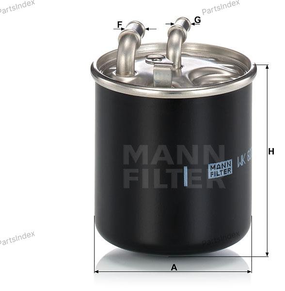 MANN FILTER Фильтр Топливный WK8202X купить,NaN