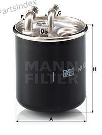 MANN FILTER Фильтр Топливный WK8202X купить,NaN
