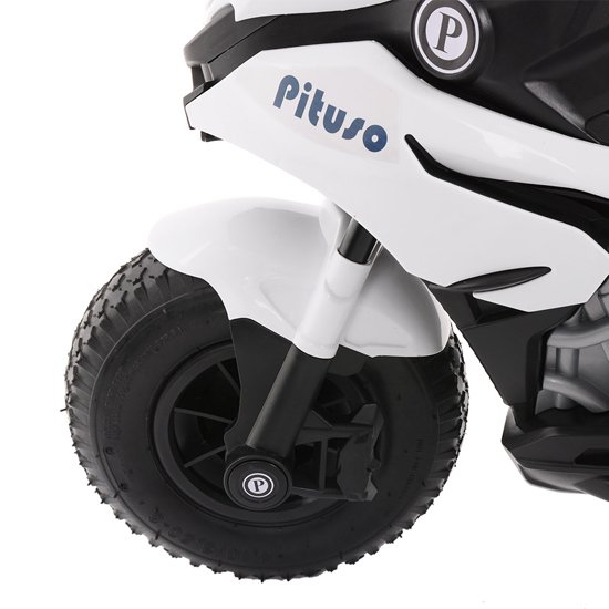 Электромотоцикл детский Pituso HLX2018 белый - ForteMarket Электромотоцикл детский Pituso HLX2018 белый купить,0