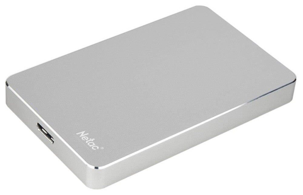 Внешний жесткий диск HDD Netac K330-1T 1Tb серебристый купить,0