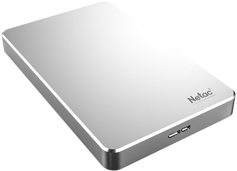 Внешний жесткий диск HDD Netac K330-1T 1Tb серебристый купить,0