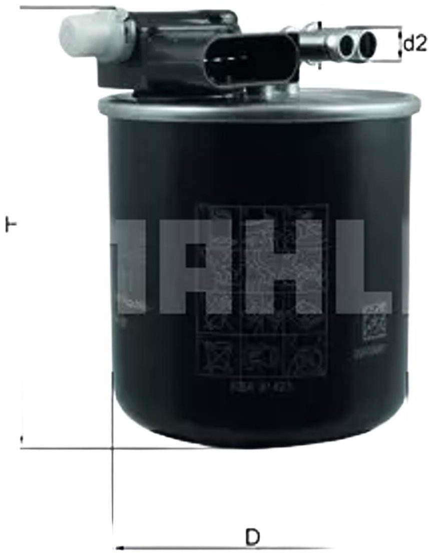 MAHLE топливный фильтр KL911 купить,NaN