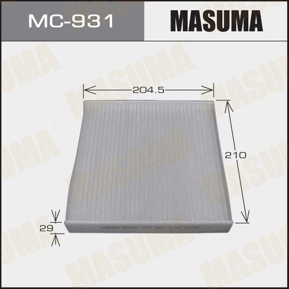 MASUMA салонный фильтр MC931 купить,NaN