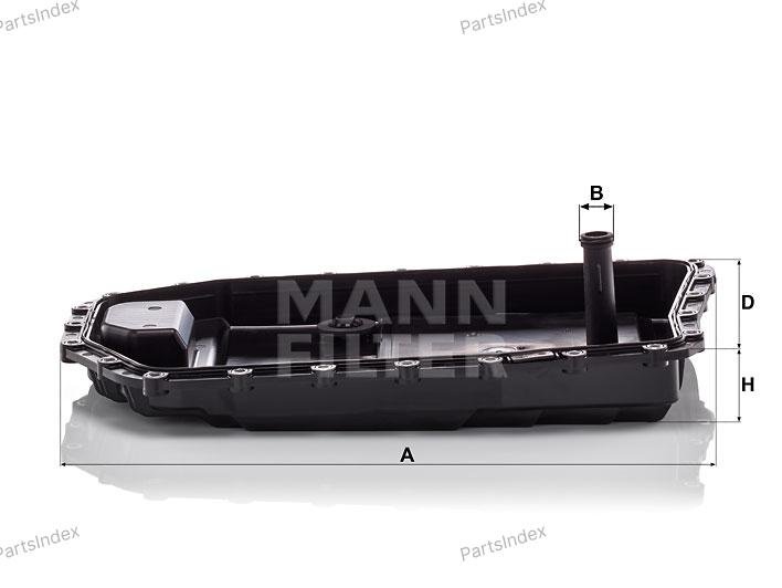 MANN FILTER Фильтр Масляный АКПП H50001 купить,NaN