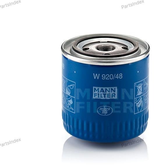 MANN FILTER Фильтр Масляный Двигателя W92048 купить,NaN