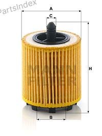 MANN FILTER Фильтр Масляный Двигателя HU6007x купить,NaN
