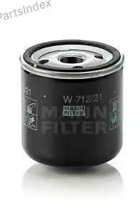 MANN FILTER Фильтр Масляный Двигателя W71221 купить,NaN