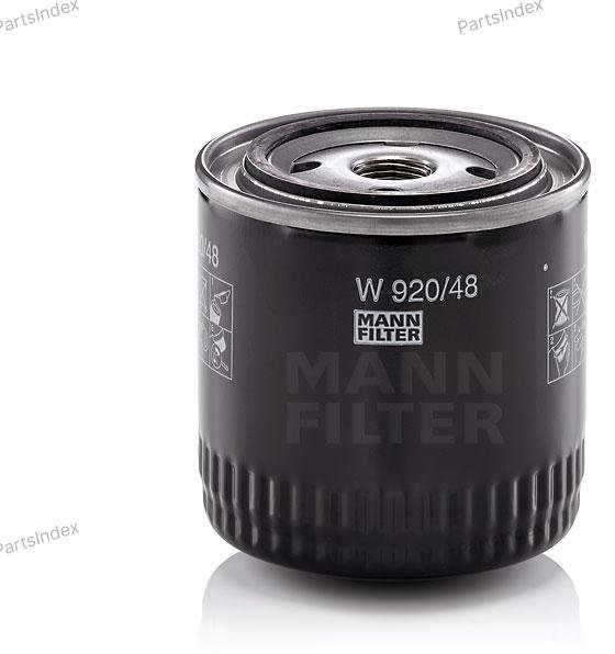 MANN FILTER Фильтр Масляный Двигателя W92048 купить,NaN