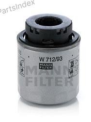 MANN FILTER Фильтр Масляный Двигателя W712/93 купить,NaN