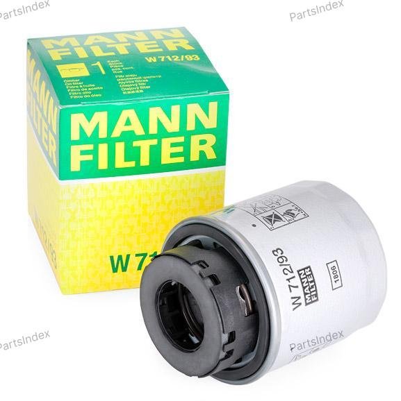 MANN FILTER Фильтр Масляный Двигателя W712/93 купить,NaN