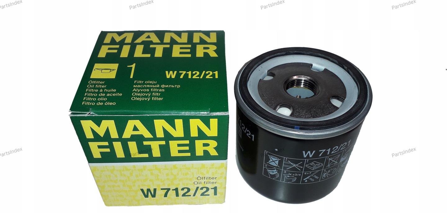 MANN FILTER Фильтр Масляный Двигателя W71221 купить,NaN