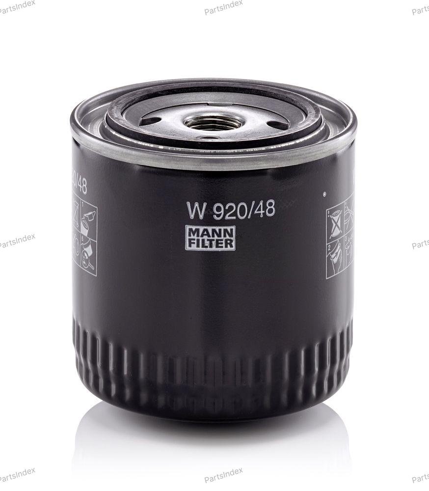 MANN FILTER Фильтр Масляный Двигателя W92048 купить,NaN
