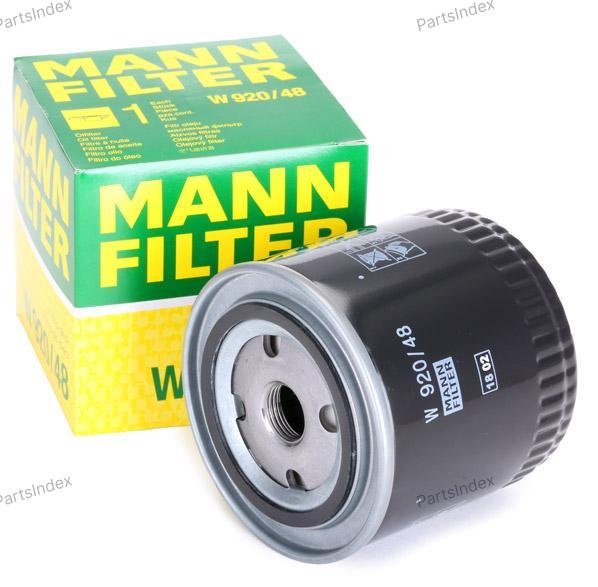MANN FILTER Фильтр Масляный Двигателя W92048 купить,NaN