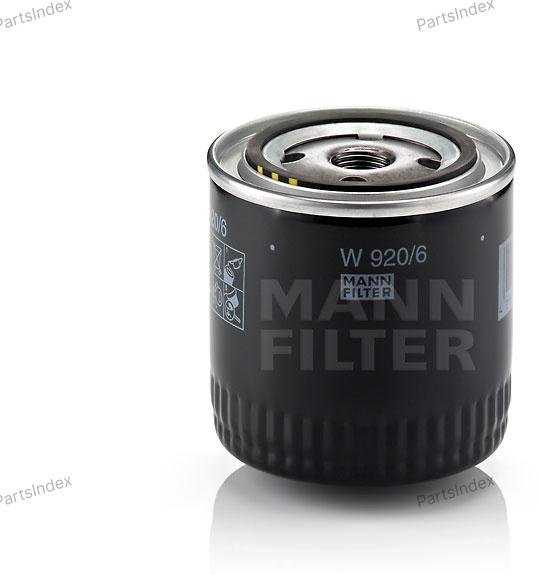 MANN FILTER Фильтр Масляный Двигателя W920/6 купить,NaN