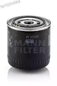 MANN FILTER Фильтр Масляный Двигателя W920/6 купить,NaN