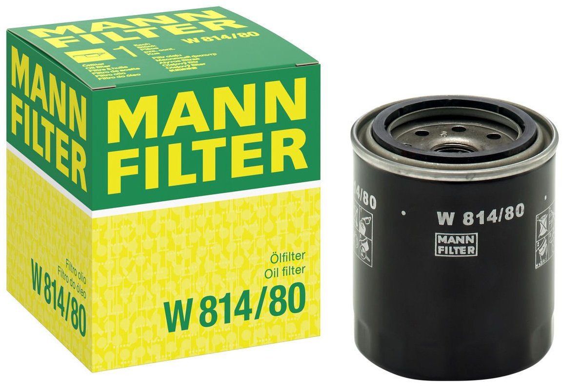 MANN-FILTER масляный фильтр W 814/80 купить,NaN