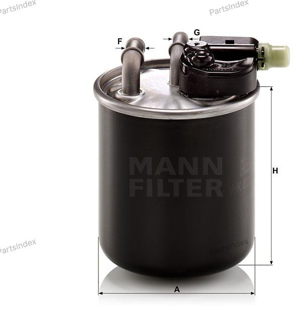 MANN FILTER Фильтр Топливный WK82014 купить,NaN