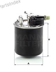 MANN FILTER Фильтр Топливный WK82014 купить,NaN