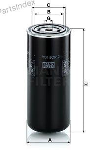 MANN FILTER Фильтр Топливный WDK96212 купить,NaN