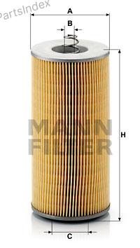 MANN FILTER Фильтр Масляный Двигателя H121102X купить,NaN