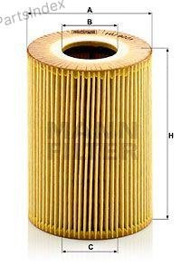 MANN FILTER Фильтр Масляный Двигателя HU9001X купить,NaN