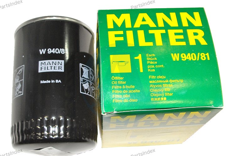 MANN FILTER Фильтр Масляный Двигателя W94081 купить,NaN