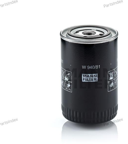 MANN FILTER Фильтр Масляный Двигателя W94081 купить,NaN