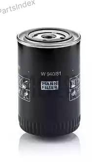 MANN FILTER Фильтр Масляный Двигателя W94081 купить,NaN