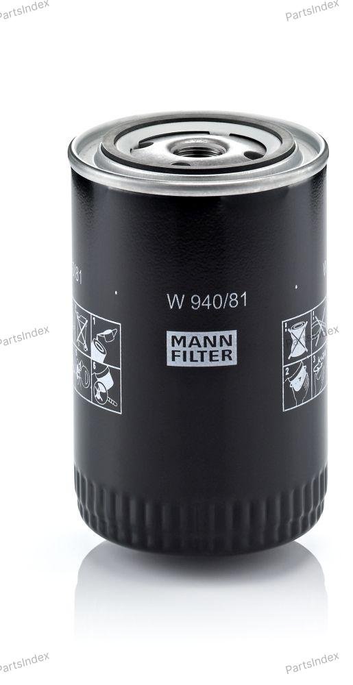 MANN FILTER Фильтр Масляный Двигателя W94081 купить,NaN