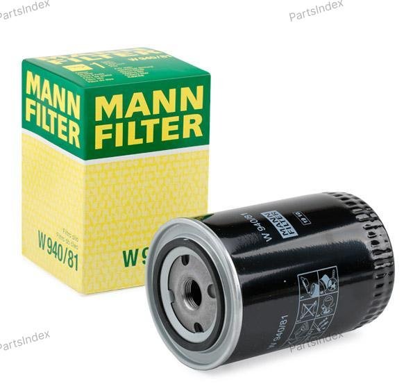 MANN FILTER Фильтр Масляный Двигателя W94081 купить,NaN