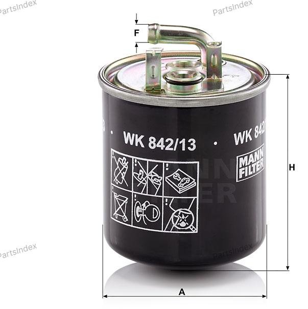 MANN FILTER Фильтр Топливный WK84213 купить,NaN