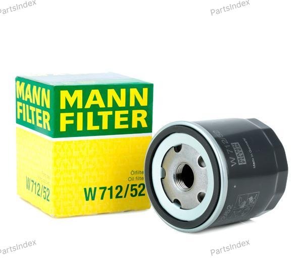 MANN FILTER Фильтр Масляный Двигателя W71252 купить,NaN