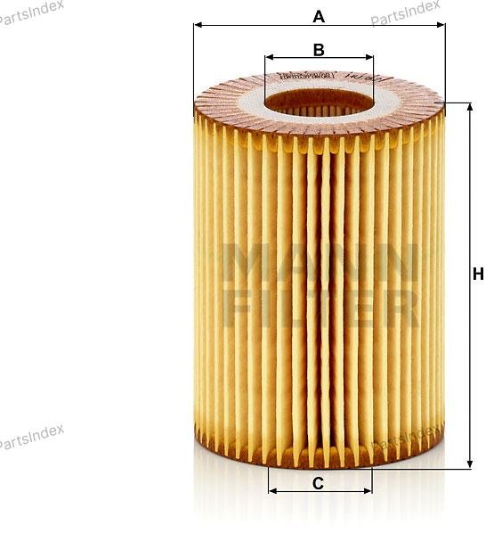 MANN FILTER Фильтр Масляный Двигателя HU821X купить,NaN