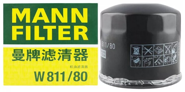 MANN-FILTER масляный фильтр W811/80 купить,NaN