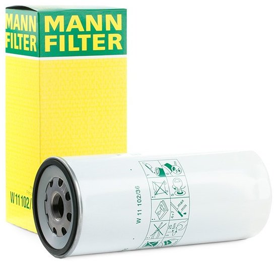 MANN-FILTER масляный фильтр W 11 102/36 купить,NaN