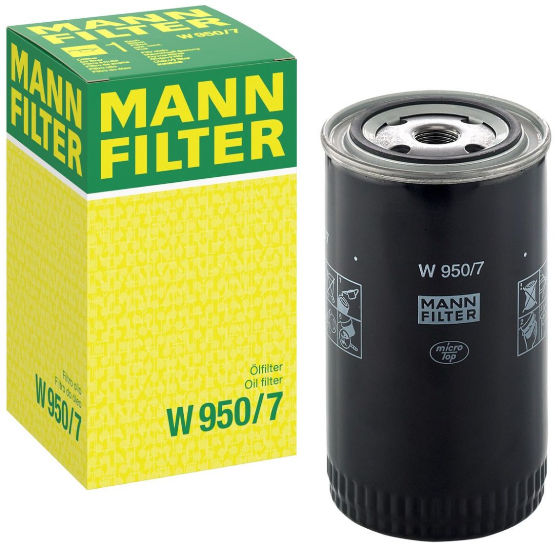 MANN-FILTER масляный фильтр W950/7 купить,NaN