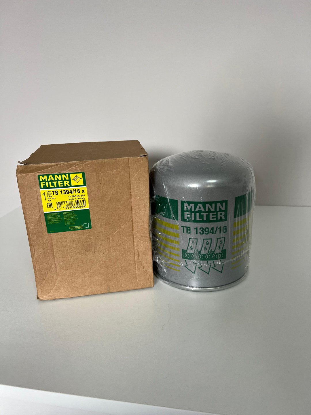 MANN-FILTER топливный фильтр TB1394/16X купить,NaN