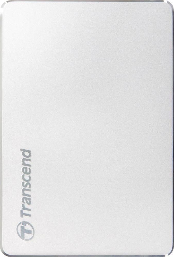 Внешний жесткий диск HDD Transcend TS1TSJ25C3S 1Tb серебристый купить,0