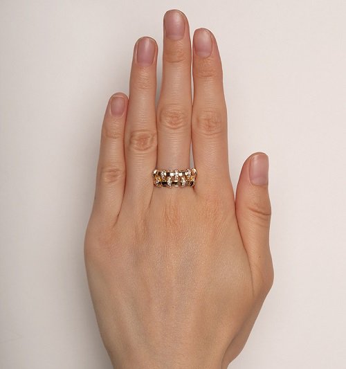 Кольцо Кристалл NB283 18,5р 4,52гр. купить,NaN