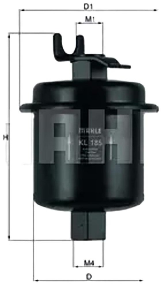MAHLE топливный фильтр KL185