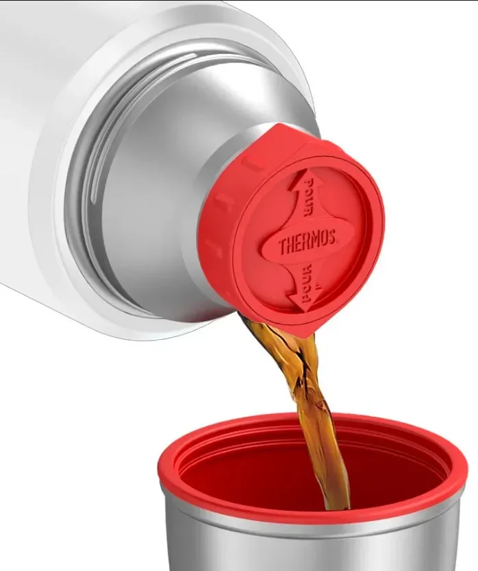 Термос Thermos King SK-2010MWVY 382740 1.2л White Red купить,NaN