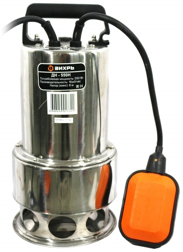 Насос погружной ВИХРЬ ДН-550Н купить,28990