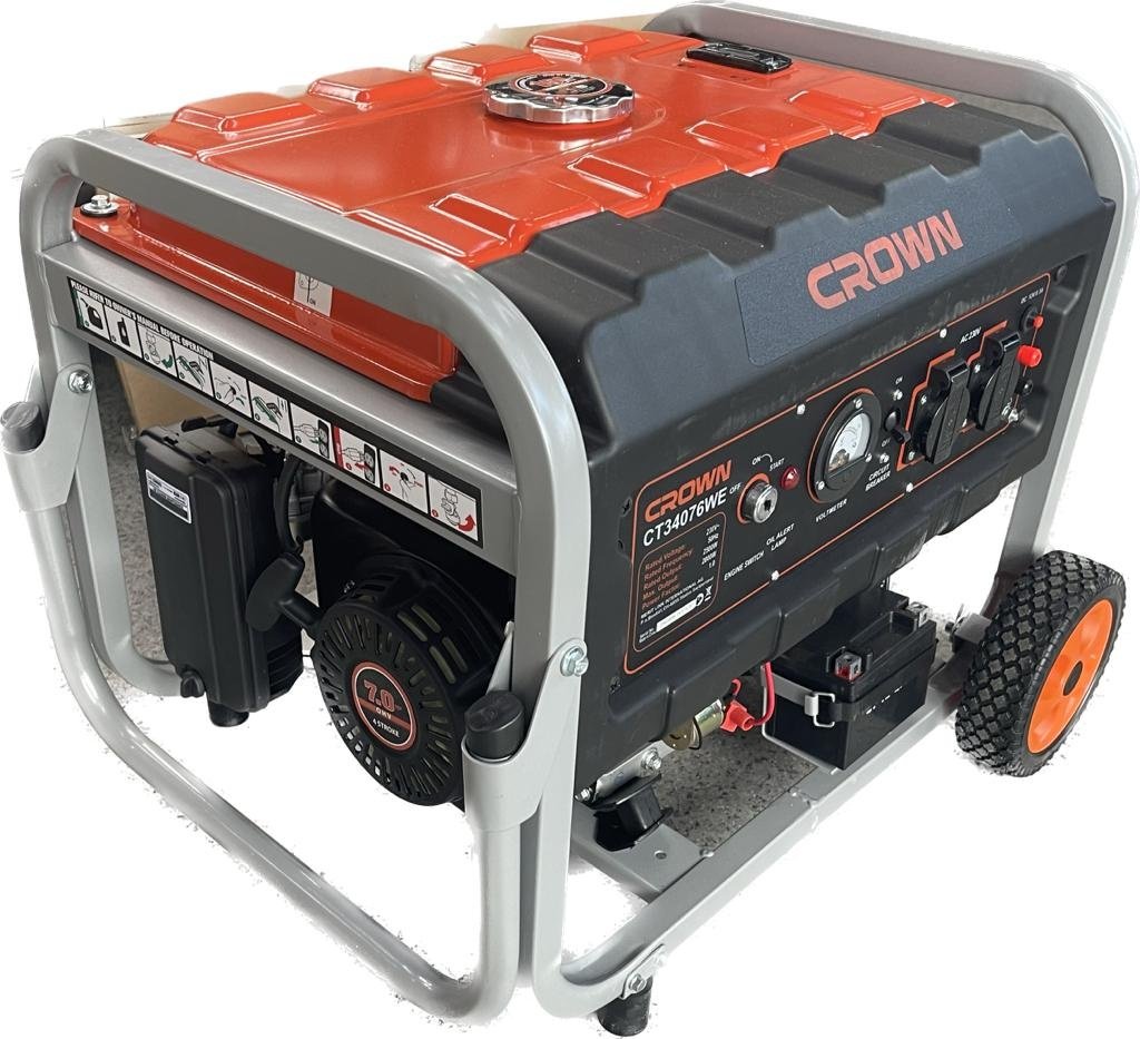 Электростанция бензиновая CROWN 2.5 кВт 1 (220 В), CT34076WE - ForteMarket Электростанция бензиновая CROWN 2.5 кВт 1 (220 В), CT34076WE купить,0