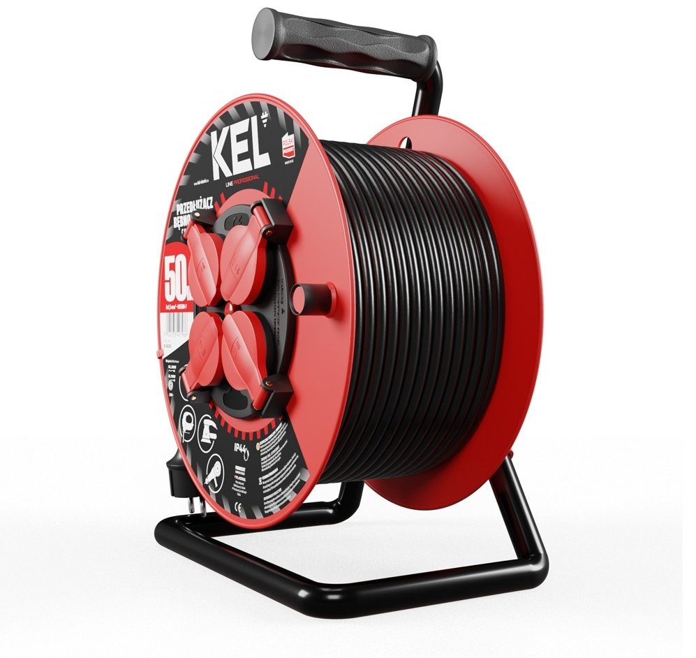 Удлинитель на катушке Kel W-98500, 50 м