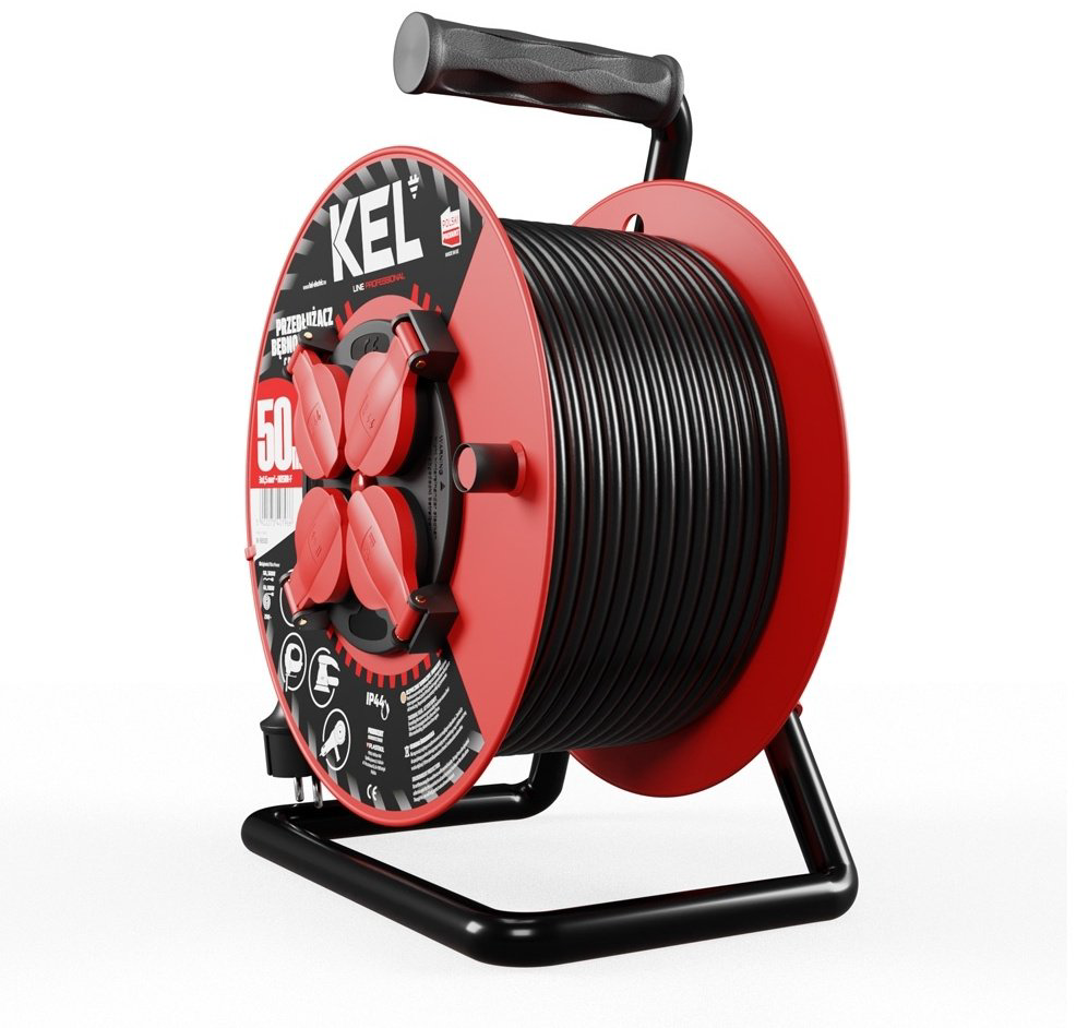 Удлинитель на катушке Kel W-98500, 50 м купить,69000