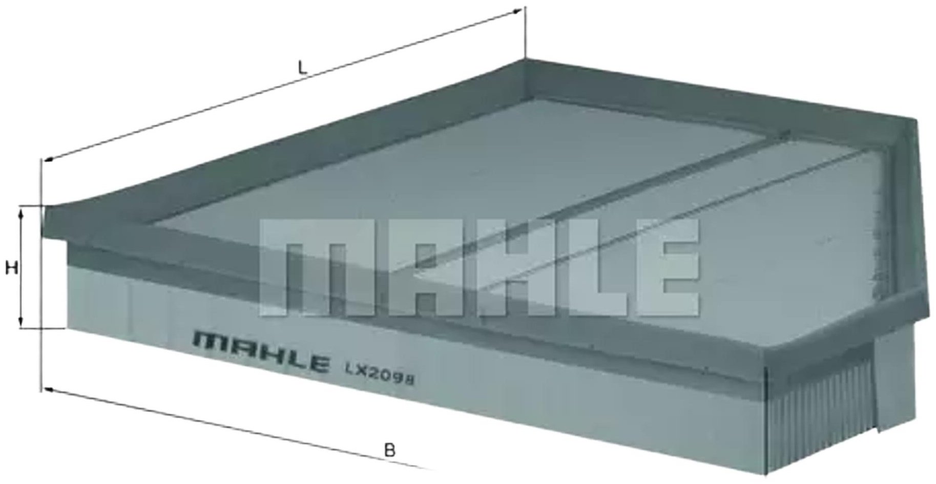 MAHLE воздушный фильтр LX 2098 купить,NaN