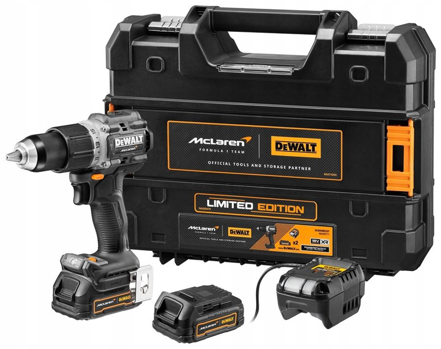 DeWALT McLaren дрель-шуруповерт DCD85ME2GT-QW купить,NaN