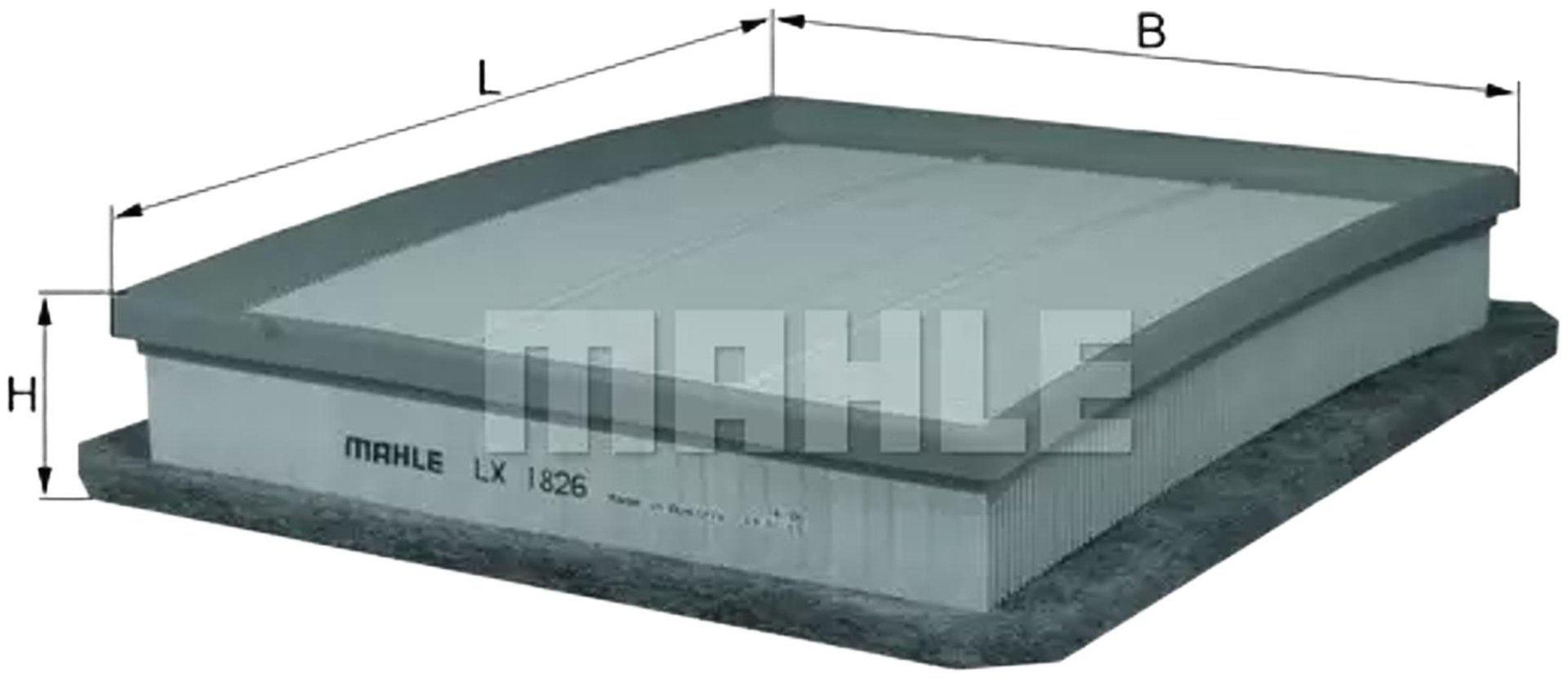 MAHLE воздушный фильтр LX1826 - ForteMarket MAHLE воздушный фильтр LX1826 купить,NaN