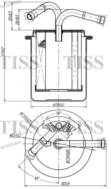 JD Фильтр Топливный JDFT34 купить,NaN