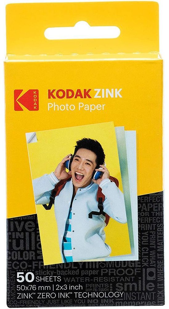 Kodak ZINK 50 бумага, 4R, 50 шт, глянцевое покрытие